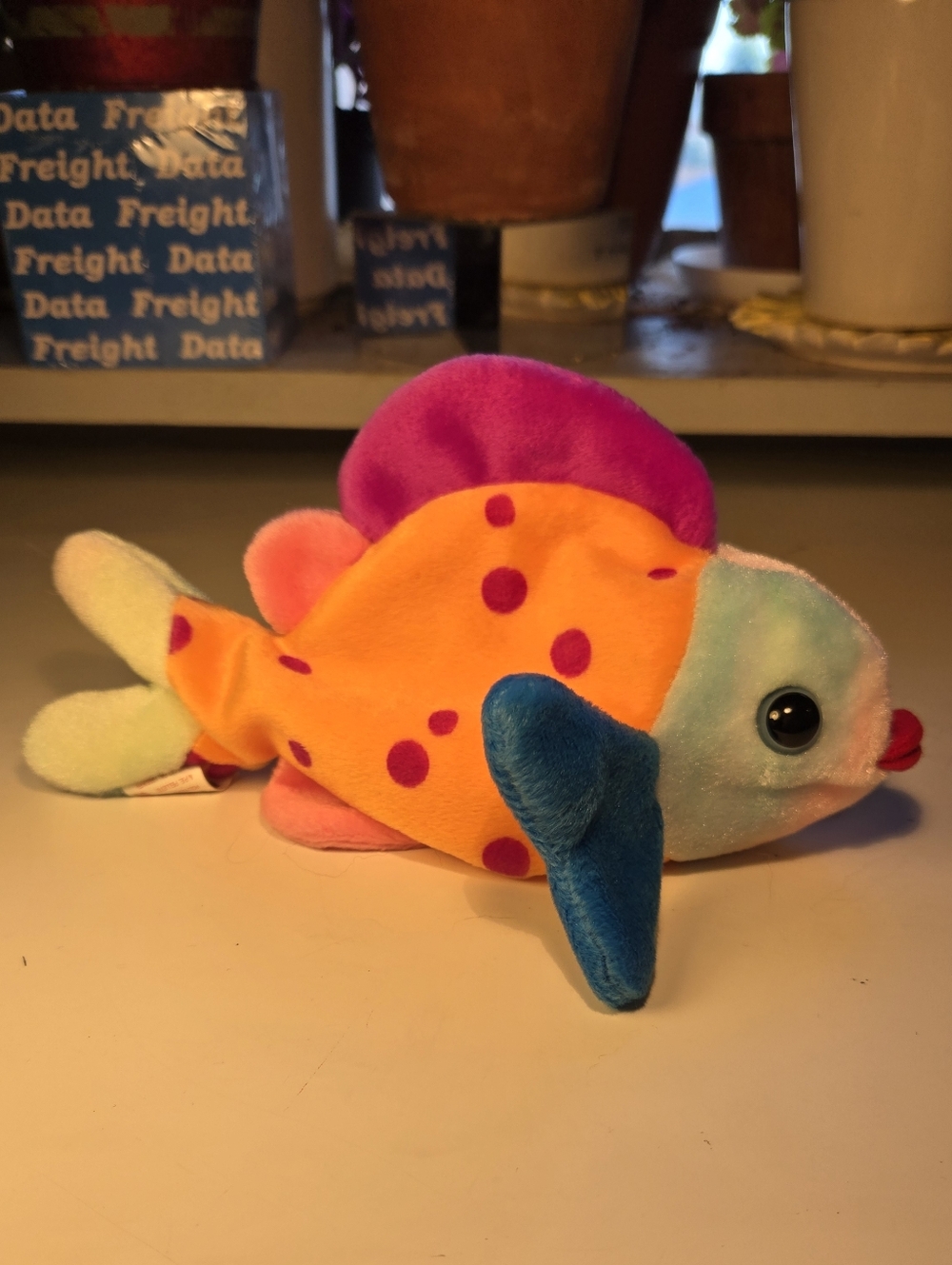 Ty Beanie Baby- Lips the Fish Plush